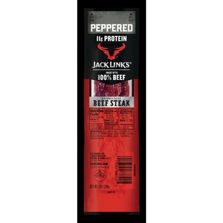 JACK LINKS Jack Link's Peppered Beef Steak 1 oz Packet 02028